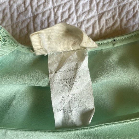One Clothing Mint Green Shell Sleeveless Blouse - Picture 10 of 10